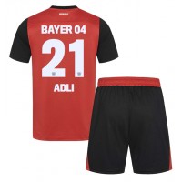 Bayer Leverkusen Amine Adli #21 Replika babykläder Hemmaställ Barn 2024-25 Kortärmad (+ korta byxor)